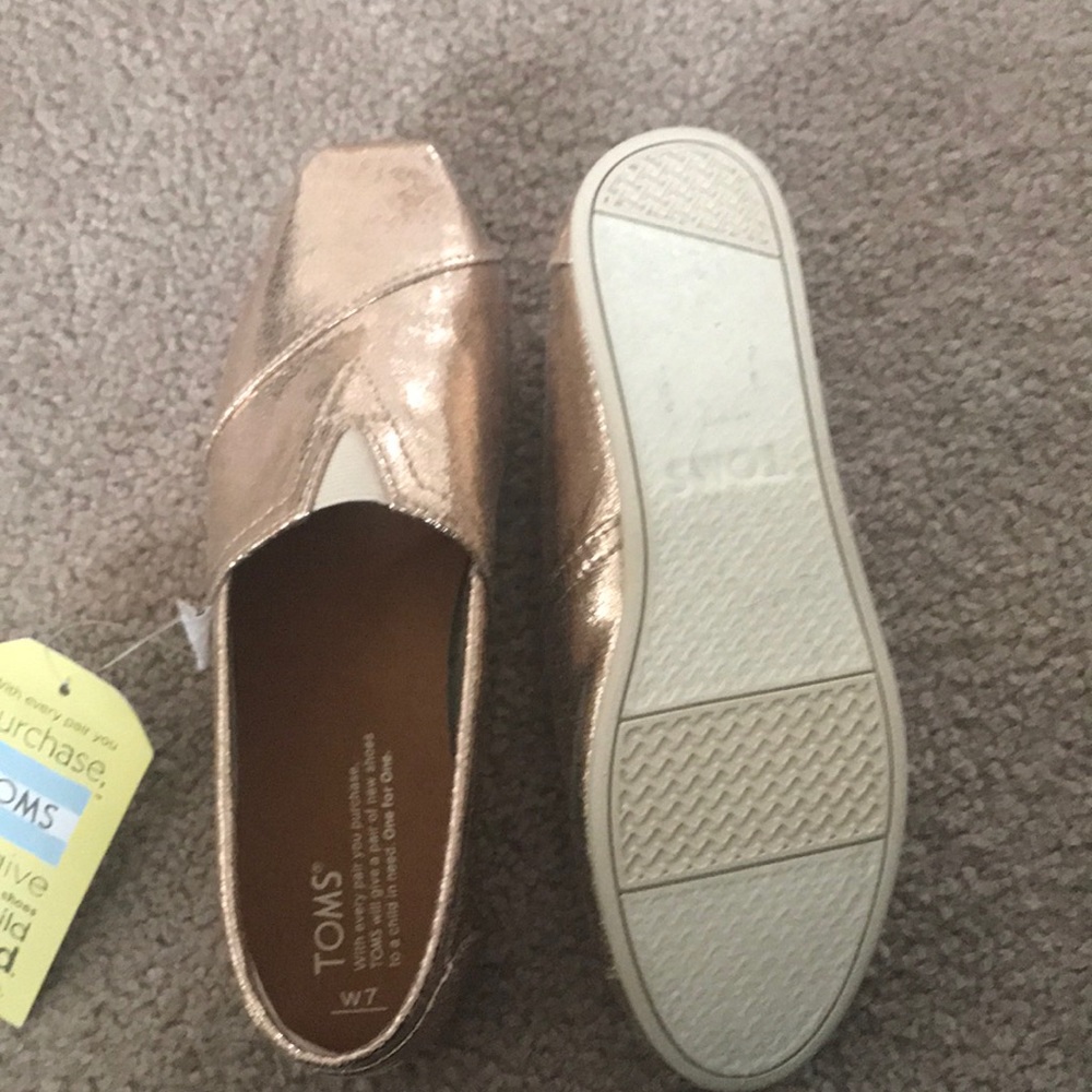 Toms. Classic Rose Gold Shine